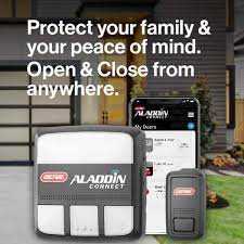 genie aladdin connect smart garage door