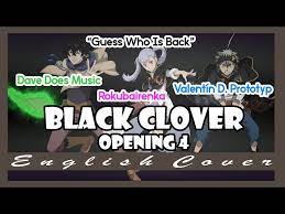 english cover black clover op4