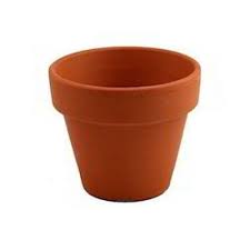 round shape clay flower pot for garden