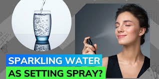 beauty hack is sparkling water the