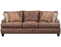 faux leather sofa