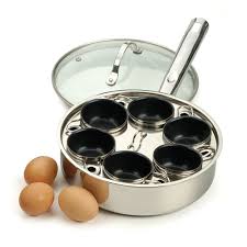 rsvp endurance 6 cup egg poacher with