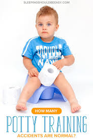 how many potty training accidents are