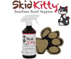 skid kitty cat scooting stain and odor