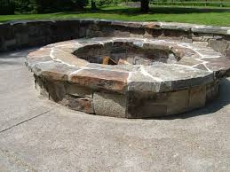 outdoor fire pit area