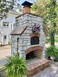 Outdoor Fireplace Pizza Oven Combo