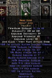 crafted items diablo 2 wiki