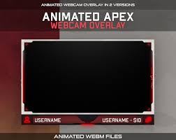 Apex Themed Twitch Overlay