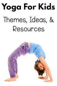 yoga for kids themes and ideas pink