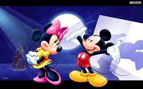 mickey and minnie mouse love desktop