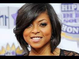 She styles her black hair in a variation of medium length, medium volume, and rounded shaped silhouettes. Brief Taraji P Henson Inspired Graduated Bob Sewn In Weave Jennifer C Short Hair Styles Bob Hairstyles Taraji P Henson Hairstyles