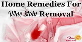 wine stain removal tips home remes