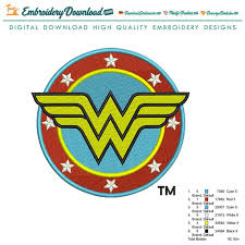 Click the wonder woman logo coloring pages to view printable version or color it online (compatible with ipad and android tablets). Wonder Woman Logo Embroidery Design For Download Embroiderydownload