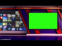 green screen news background free