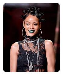 knots she looks pretty cool in the style you can t go wrong with following any style that rihanna has she always looks amazing and she knows good