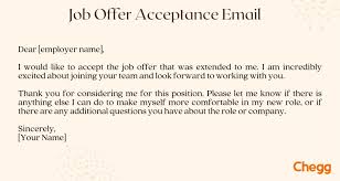 offer letter acceptance email
