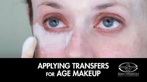 age makeup how to apply prosthetic