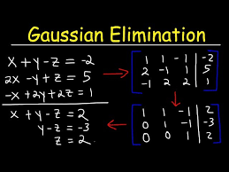 Gaussian Elimination Row Echelon Form