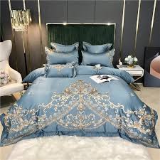 Luxury Gold Embroidery Bedding Set