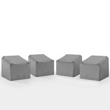 Gray Outdoor Chair Furniture Cover Set