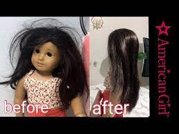 american doll hair hack fixing