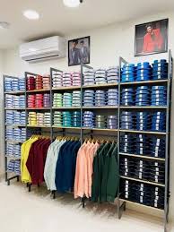 Wall Mounted Clothes Display Rack