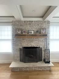 White Oak Fireplace Mantel With