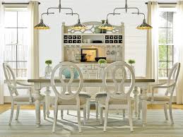 Searching for the best extendable dining tables? Country Chic Wood 7 Piece White Expandable Dining Room Set Zin Home