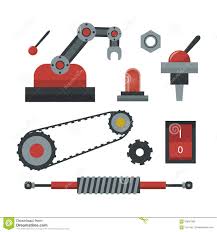 Part Of Machinery Manufacturing Work Detail Gear Mechanical