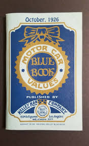 kelley blue book of motor car values