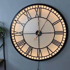 Medieval India Metal Indoor Large Clock