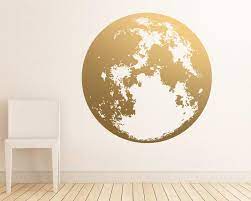 Moon Wall Decal Gold Wall Decals Unique