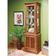 Woodsmith Glass Tower Display Cabinet