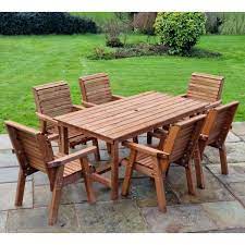 Valley Table And Chairs Set 6 Seater