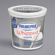 philadelphia original whipped cream