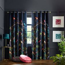 lined eyelet curtains