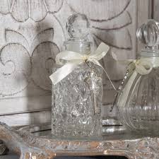 Pair Of Decorative Glass Perfume Bottles