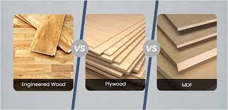 engineered wood vs plywood vs mdf vs hdf