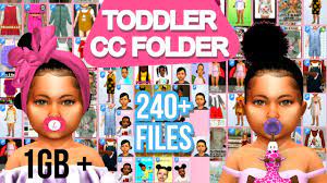 1gb toddler cc folder clothes shoes