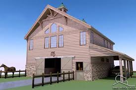 Horse Barn With Living Quarters Floor