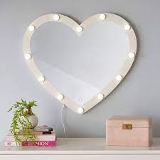 Heart Shaped Marquee Mirror Pottery
