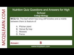 college biology exam mcqs quizzes