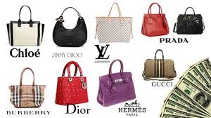 Expensive purse brands, most, most to least, very, list