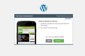 Duo security, ann arbor, michigan. How To Enable 2 Factor Authentication In Wordpress Wpexplorer