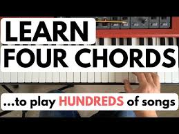 Piano Chords For Beginners Learn Four Chords To Play