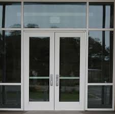 commercial glass door entrance texture