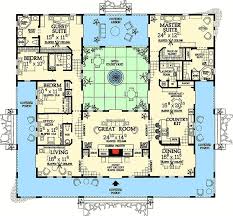 Expansive Adobe Home Floor Plan Built