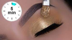 5 minute clic golden eye makeup