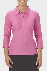 Nancy Lopez Ladies Plus Size Grace 3 4 Sleeve Golf Polo Shirts Essentials Assorted Colors