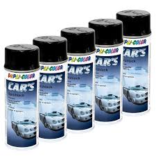 Spraypaint Colour Cars Black Glossy 5 X